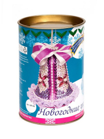 Набор для творчества "Колокольчик новогодний" из пайеток Набор для творчества "Колокольчик новогодний" из пайеток