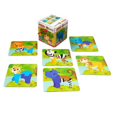 Пазлы МАКСИ "Животные Африки" 24 эл Baby Toys