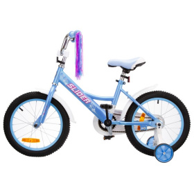 Велосипед двухколесный SLIDER, 16", синий Велосипед двухколесный SLIDER, 16", синий