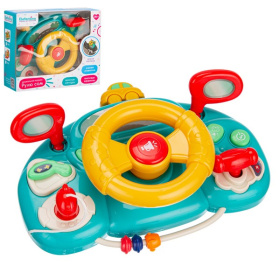 Игрушка Elefantino "Рулю сам", 7 звуков, 10 мелодий, световые эффекты, ключ зажигания, клаксон Игрушка Elefantino "Рулю сам", 7 звуков, 10 мелодий, световые эффекты, ключ зажигания, клаксон