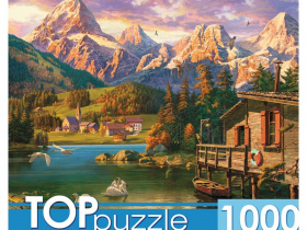 TOPpuzzle. Пазлы 1000 элементов "Доломитовые Альпы" TOPpuzzle. Пазлы 1000 элементов "Доломитовые Альпы"
