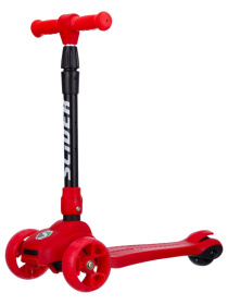 Самокат трехколесный со светящимися колесами Самокат трехколесный со светящимися колесами