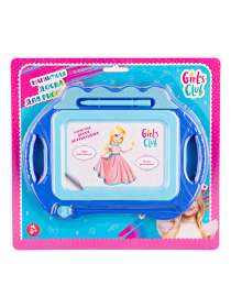 Доска для рисования черно-белая, "Girl's Club"
