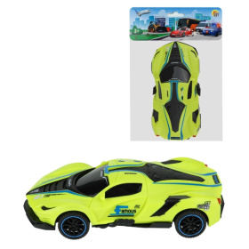 Машина-перевертыш, инерционная, 16,5х23 см, зелёный, в пакете Машина-перевертыш, инерционная, 16,5х23 см, зелёный, в пакете