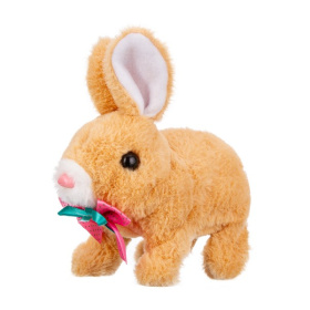 Игрушка мягкая "Зайчик" Girl's club, ходит, звуковые эффекты Игрушка мягкая "Зайчик" Girl's club, ходит, звуковые эффекты