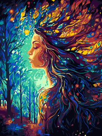 Картина по номерам на картоне 28,5*38 см "В гармонии с природой" Картина по номерам на картоне 28,5*38 см "В гармонии с природой"