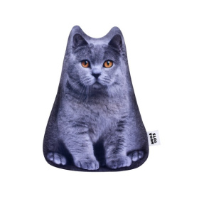 Игрушка антистресс "Кот серый" 20 см Игрушка антистресс "Кот серый" 20 см