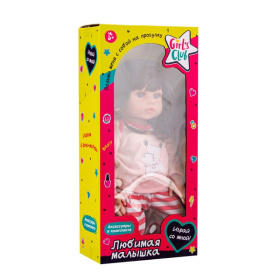 Кукла 45 см Girls Club "Любимая малышка", виниловая, с аксессуарами Кукла 45 см Girls Club "Любимая малышка", виниловая, с аксессуарами