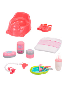 Набор Girl's Club "Маленькая мама", в комплекте: пупс 30 см, кроватка, стульчик, аксессуары Набор Girl's Club "Маленькая мама", в комплекте: пупс 30 см, кроватка, стульчик, аксессуары