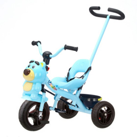 Велосипед 3-х колесный с ручкой управления, надувные колеса 8 и 10 дюймов Велосипед 3-х колесный с ручкой управления, надувные колеса 8 и 10 дюймов