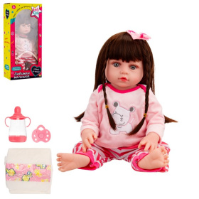 Кукла 45 см Girls Club "Любимая малышка", виниловая, с аксессуарами Кукла 45 см Girls Club "Любимая малышка", виниловая, с аксессуарами