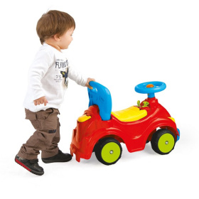 Игрушка Машина-каталка DOLU smile, с клаксоном, красная Игрушка Машина-каталка DOLU smile, с клаксоном, красная