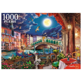 Пазлы. 1000 элементов. ВЕЧЕРНЕЕ КАФЕ В ВЕНЕЦИИ Пазлы. 1000 элементов. ВЕЧЕРНЕЕ КАФЕ В ВЕНЕЦИИ