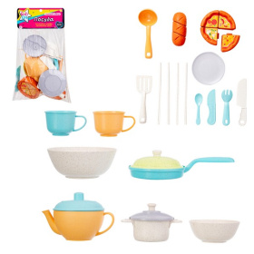 Набор Girl's Club "Посуда", более 18 предметов, органические материалы Набор Girl's Club "Посуда", более 18 предметов, органические материалы