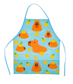 Набор «Капибары на воде» (фартук+нарукавники), размер 104- 116 Набор «Капибары на воде» (фартук+нарукавники), размер 104- 116
