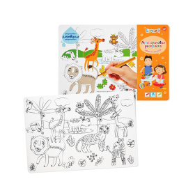 Коврик для творчества. Многоразовая раскраска "Ламы" Коврик для творчества. Многоразовая раскраска "Ламы"