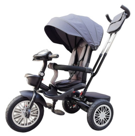 Велосипед трехколесный SLIDER, надувные колёса 12 и 10", фара, корзинка, сумочка Велосипед трехколесный SLIDER, надувные колёса 12 и 10", фара, корзинка, сумочка