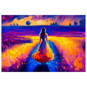 Алмаз. моз. (блест.) 17х22 см, на картоне, с част. заполн. (18цв) Прогулка по полю Алмаз. моз. (блест.) 17х22 см, на картоне, с част. заполн. (18цв) Прогулка по полю