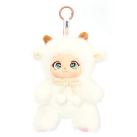 Сказочный персонаж белая овечка Лия, 15 см Сказочный персонаж белая овечка Лия, 15 см