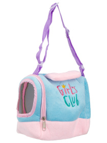 Собачка "Girl's Club" мягконабивная в сумочке-переноске Собачка "Girl's Club" мягконабивная в сумочке-переноске
