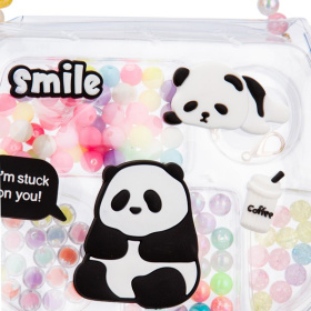 Набор Girl's club "Рукодельница-Пандочка": сумочка, бисер, леска, застежки Набор Girl's club "Рукодельница-Пандочка": сумочка, бисер, леска, застежки