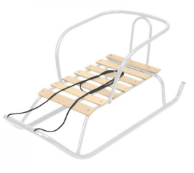 Санки детские "Ветерок 1" цвет: белый Санки детские "Ветерок 1" цвет: белый