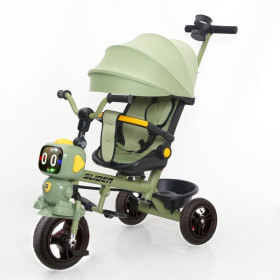 Велосипед трехколесный Slider с ручкой управления, надувные колеса 10 и 8 дюймов Велосипед трехколесный Slider с ручкой управления, надувные колеса 10 и 8 дюймов