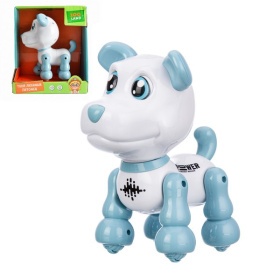 Игрушка Zooland "Собачка", световые эффекты, повторюшка, двигается вперед/назад Игрушка Zooland "Собачка", световые эффекты, повторюшка, двигается вперед/назад