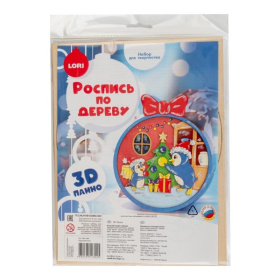 Роспись по дереву.Панно 3D "Украшаем ёлку" Роспись по дереву.Панно 3D "Украшаем ёлку"