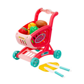 Набор "Продукты Girl's club" тележка (25*21*15,5 см), продукты на липучках, доска для резки Набор "Продукты Girl's club" тележка (25*21*15,5 см), продукты на липучках, доска для резки