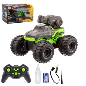 Внедорожник-амфибия "Beboy" на пульте радиоуправления, стреляет водой/гидрошариками Внедорожник-амфибия "Beboy" на пульте радиоуправления, стреляет водой/гидрошариками