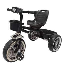 Велосипед трехколесный Slider, колеса EVA 10 и 8", фара, свет, звук, корзинка Велосипед трехколесный Slider, колеса EVA 10 и 8", фара, свет, звук, корзинка