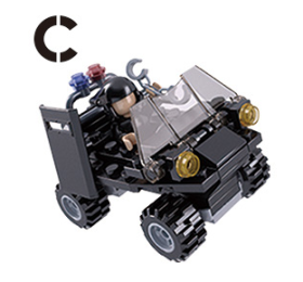 Конструктор "Полиция 4 в1" 73 детали Конструктор "Полиция 4 в1" 73 детали