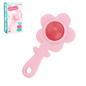 Погремушка "Цветочек" Elefantino, мягкий звук, разные текстуры, удобный размер Погремушка "Цветочек" Elefantino, мягкий звук, разные текстуры, удобный размер