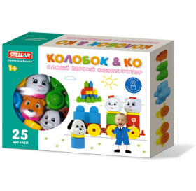 Конструктор "Колобок и компания" 25 деталей Конструктор "Колобок и компания" 25 деталей