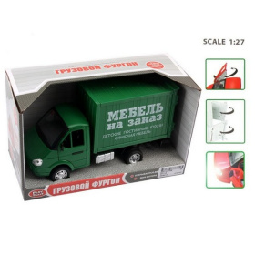 Машинка инерционная "Грузовой фургон. Мебель" Машинка инерционная "Грузовой фургон. Мебель"