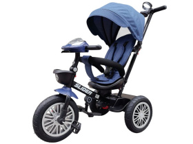 Велосипед трехколесный SLIDER, колёса EVA 12 и 10", фара, корзинка, сумочка Велосипед трехколесный SLIDER, колёса EVA 12 и 10", фара, корзинка, сумочка