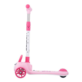 Самокат трехколесный Slider, колеса светящиеся, руль складной Самокат трехколесный Slider, колеса светящиеся, руль складной