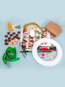 Набор для творчества "Новогодний венок" Набор для творчества "Новогодний венок"