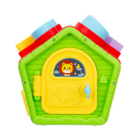 Игровой центр Elefantino "Музыкальный домик", забавные звуки, голоса животных, колыбельные, сортер Игровой центр Elefantino "Музыкальный домик", забавные звуки, голоса животных, колыбельные, сортер