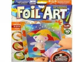 Набор креативного творчества "Аппликация цветной фольгой "FOIL ART" Набор креативного творчества "Аппликация цветной фольгой "FOIL ART"