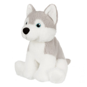 Собака хаски, 19 см, в/п 19*15*15 см Собака хаски, 19 см, в/п 19*15*15 см