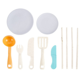 Набор Girl's Club "Посуда", 17 предметов, органические материалы Набор Girl's Club "Посуда", 17 предметов, органические материалы