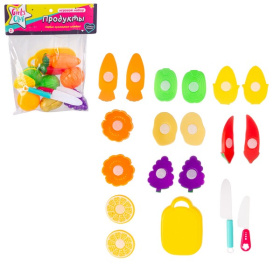 Набор "Продукты Girl's club" на липучках, 11 предметов Набор "Продукты Girl's club" на липучках, 11 предметов