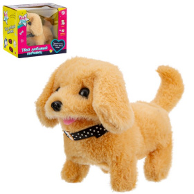 Игрушка мягкая "Щенок" Girl's club, ходит, виляет хвостиком, звуковые эффекты Игрушка мягкая "Щенок" Girl's club, ходит, виляет хвостиком, звуковые эффекты