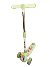 Самокат трехколесный Slider, колёса светящиеся, руль складной Самокат трехколесный Slider, колёса светящиеся, руль складной