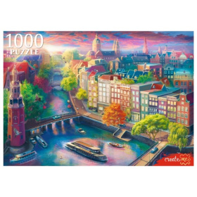 Пазлы 1000 элементов. АМСТЕРДАМ С ВЫСОТЫ ПТИЧЬЕГО ПОЛЕТА Пазлы 1000 элементов. АМСТЕРДАМ С ВЫСОТЫ ПТИЧЬЕГО ПОЛЕТА