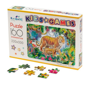 Kids Games. Пазл. 160 Эл. Тигр. Kids Games. Пазл. 160 Эл. Тигр.