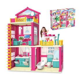 Игрушка "Дом для куклы" Lola's house of dreams, с куклой и аксесс., Игрушка "Дом для куклы" Lola's house of dreams, с куклой и аксесс.,