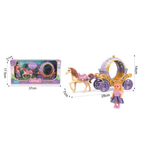 Набор "Экипаж" лошадка с каретой, кукла Набор "Экипаж" лошадка с каретой, кукла